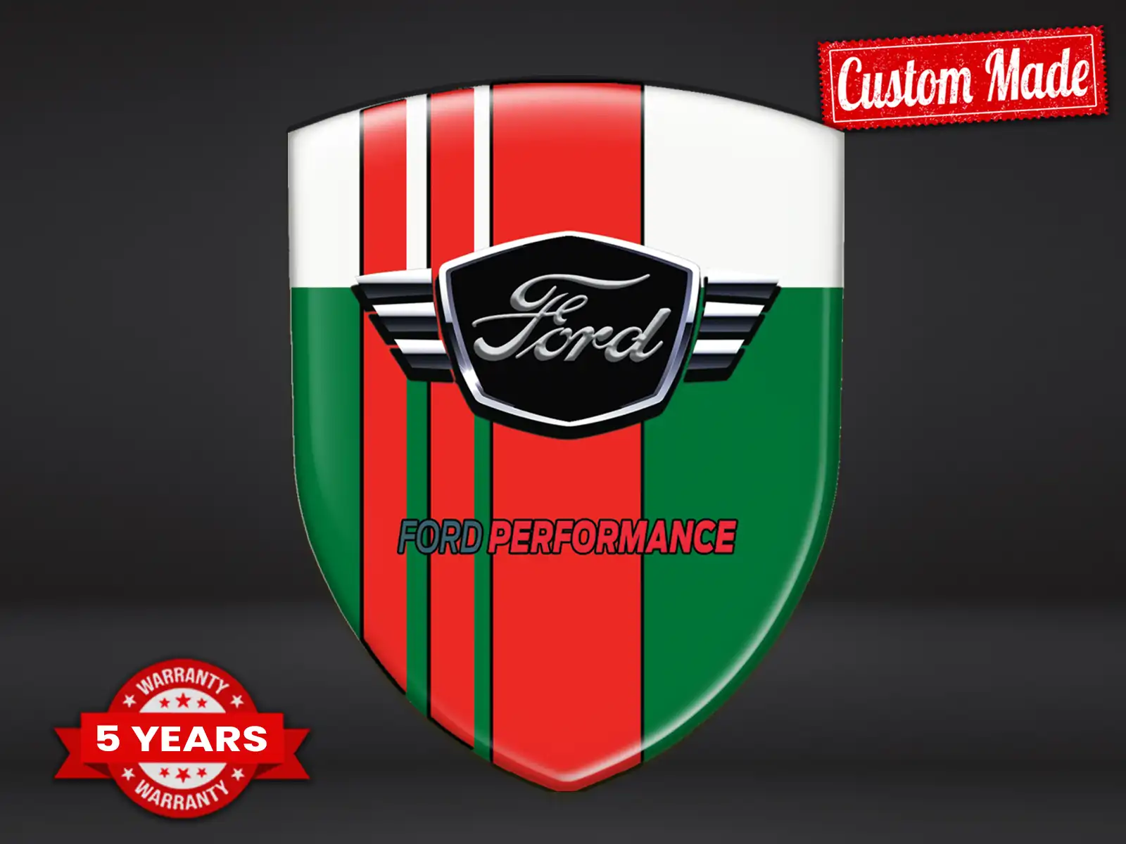 Ford Badge Silicone Auto Pro Max Durevoli Chic Design